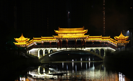 云南臨滄市玉龍湖公園景觀照明工程